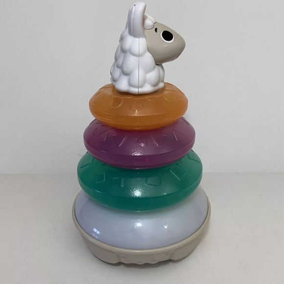 Fisher-Price Linkimals Lights & Colors Llama Multicolor Musical Stacking Toy HTF - Picture 10 of 16
